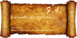 Faluvégi Attila névjegykártya